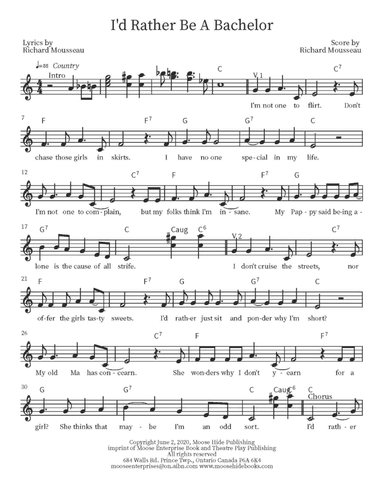 I'd rather Be A Bachelor