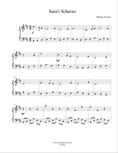 Sara's Scherzo