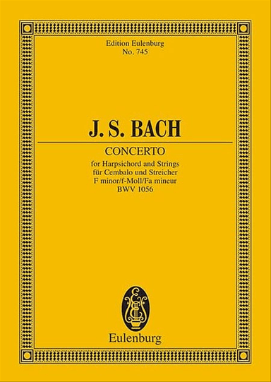 Harpsichord Concerto in F minor, BWV 1056