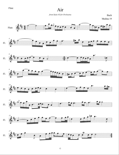 Air On A G String in D major