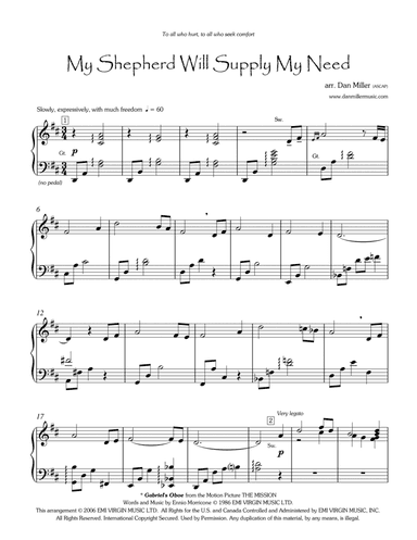 My Shepherd Will Supply My Need