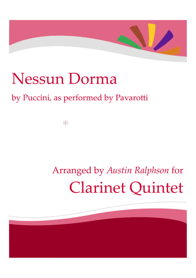 Nessun Dorma - clarinet quintet
