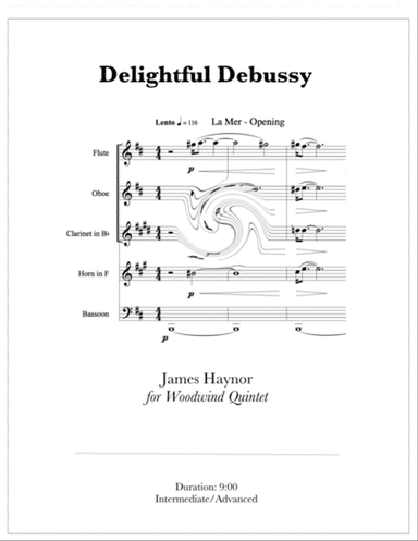 Delightful Debussy for Woodwind Quintet