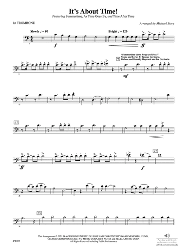 It's About Time: 1st Trombone