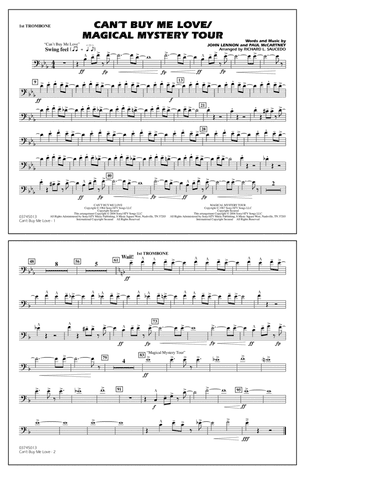 Can't Buy Me Love/Magical Mystery Tour (arr. Richard L. Saucedo) - 1st Trombone