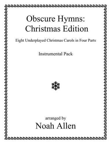Obscure Hymns: Christmas Edition (Instrumental Pack)