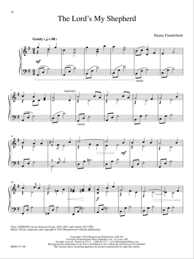 The Lord's My Shepherd (Downloadable)