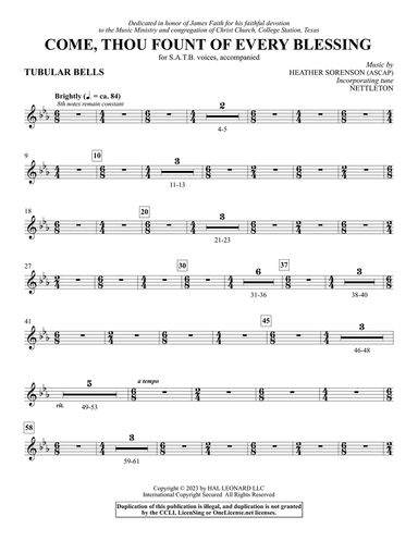 Come, Thou Fount Of Every Blessing - Tubular Bells