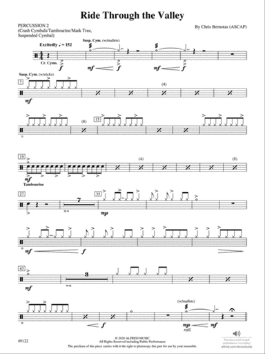 Ride Through the Valley: 2nd Percussion
