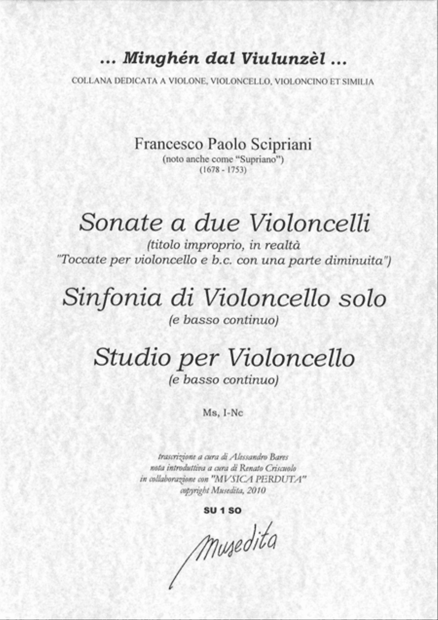 11 Toccate, Sonata e Studio (Ms, I-Nc)