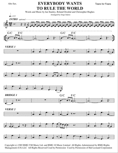 Everybody Wants To Rule The World