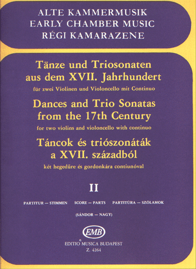 TĂ€nze und Triosonaten aus dem 17.Jahrhundert II f