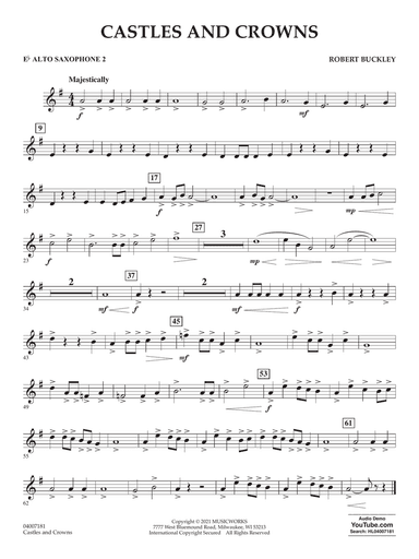 Castles and Crowns - Eb Alto Saxophone 2