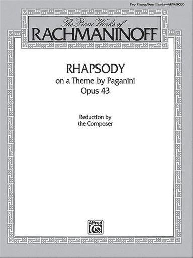 Rhapsody On A Theme By Paganini, Opus 43