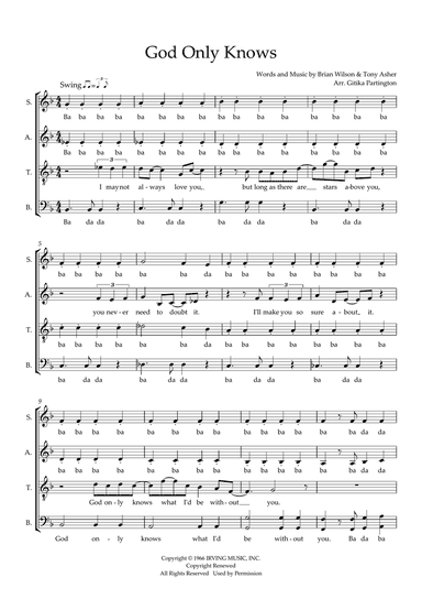God Only Knows (arr. Gitika Partington)