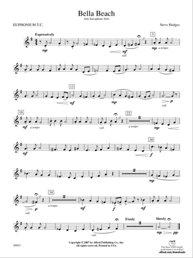 Bella Beach: Baritone T.C.