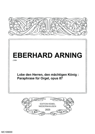 Lobe den Herren, den mächtigen König
