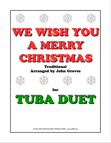We Wish You A Merry Christmas -Tuba Duet