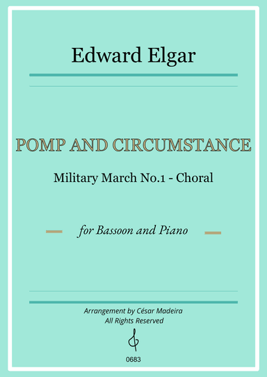Pomp and Circumstance No.1 - Bassoon and Piano (Full Score)