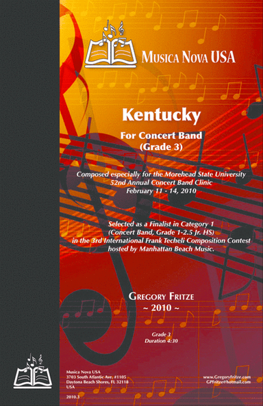 Kentucky - concert band grade 3
