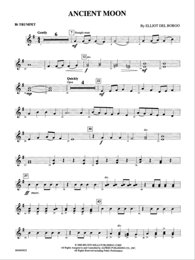 Ancient Moon: 1st B-flat Trumpet