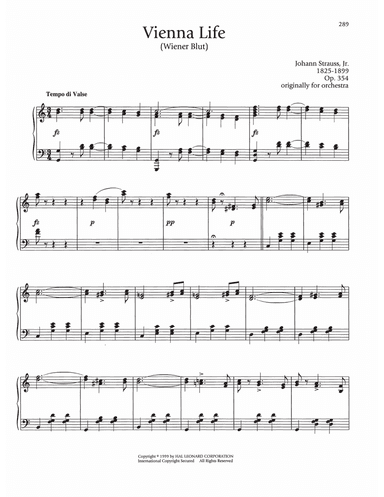 Vienna Life, Op. 354