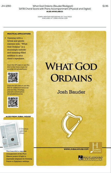 What God Ordains