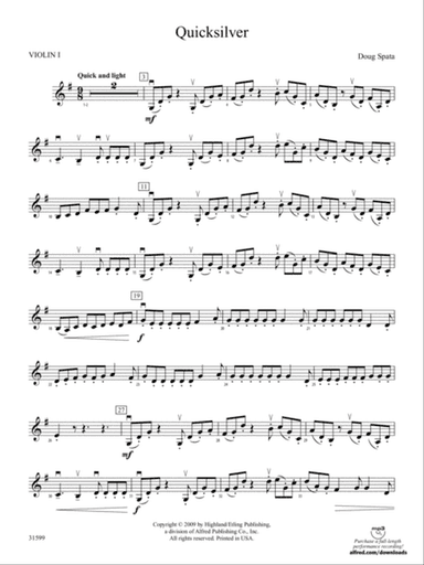 Quicksilver: 1st Violin
