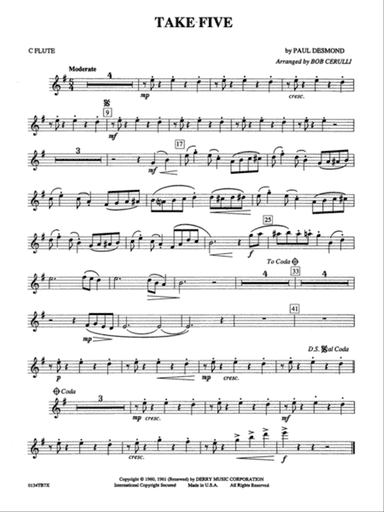 Take Five: Flute