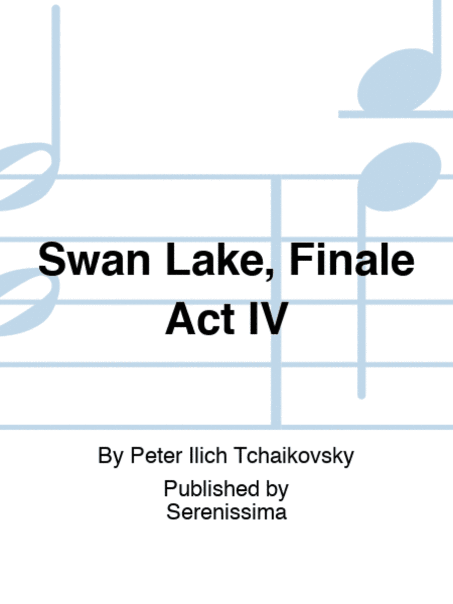 Swan Lake, Finale Act IV