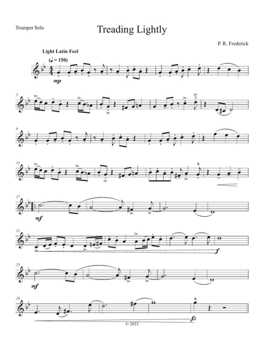 Treading Lightly (Trumpet Solo)