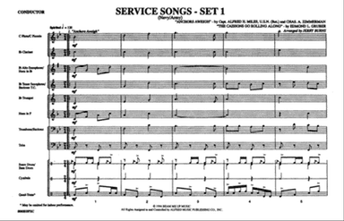 Service Songs - Set 1 (Navy/Army): Score