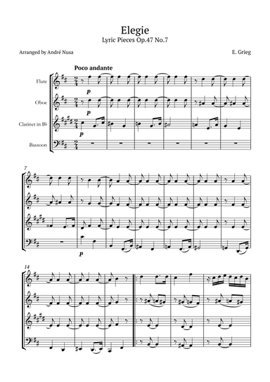 Lyric Pieces Op.47 No.7