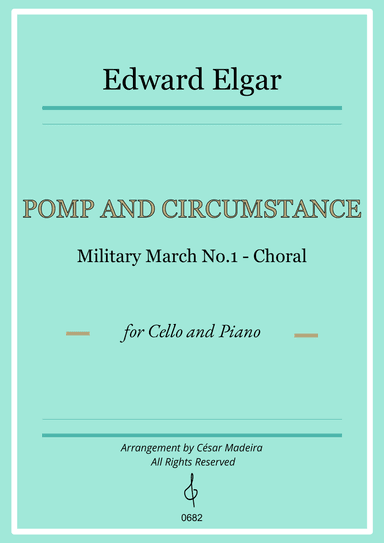 Pomp and Circumstance No.1 - Cello and Piano (Individual Parts)