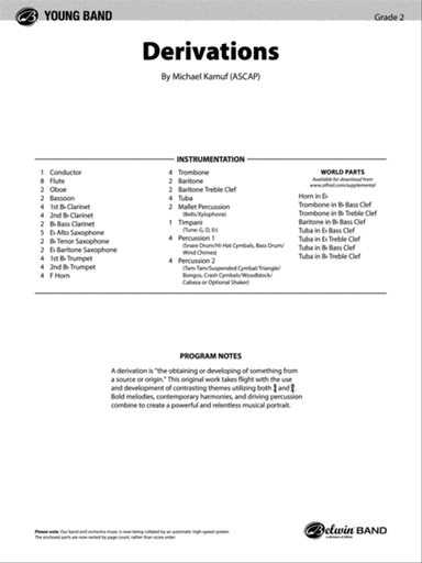 Derivations: Score