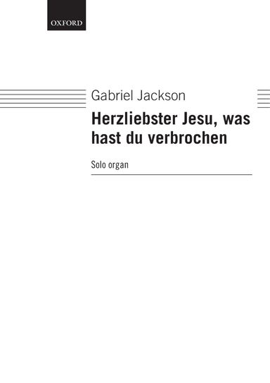 Herzliebster Jesu, was hast du verbrochen