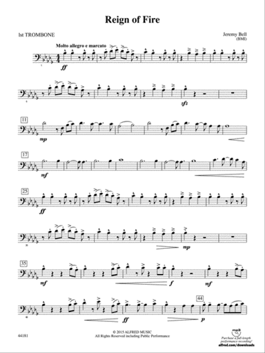 Reign of Fire: 1st Trombone