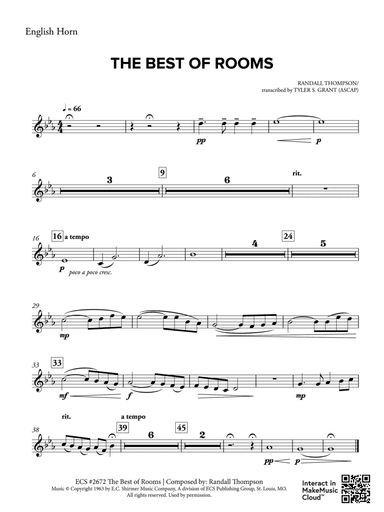 The Best of Rooms: English Horn