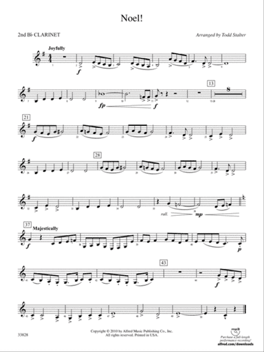Noel!: 2nd B-flat Clarinet