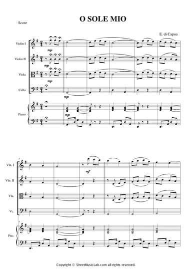 O Sole Mio