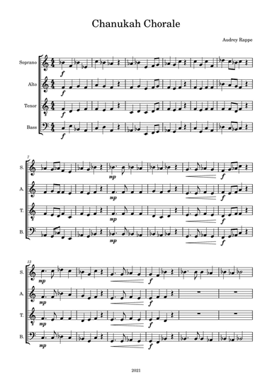 Chanukah Chorale