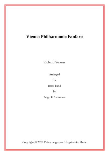 Vienna Philharmonic Fanfare (Wiener Philharmoniker Fanfare)