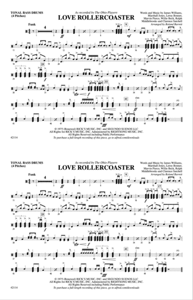 Love Rollercoaster: Tonal Bass Drum