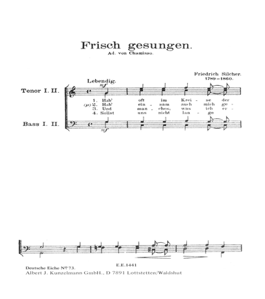 Frisch gesungen (Freshly sung)
