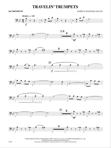 Travelin' Trumpets: 2nd Trombone