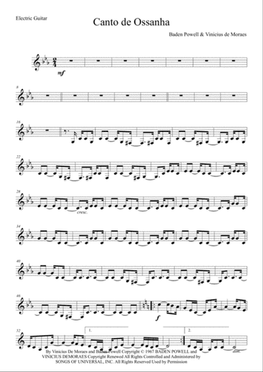 Canto De Ossanha