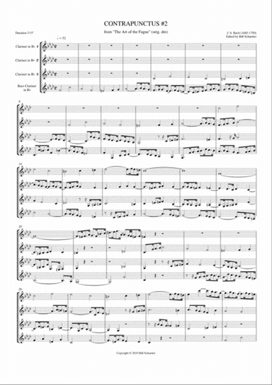 Contrapunctus I: Art of the Fugue