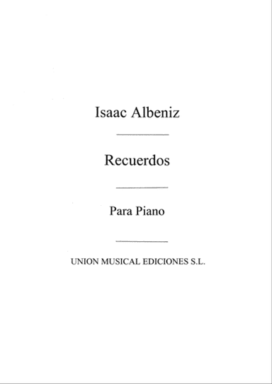 Recuerdos, Mazurka Op.80 For Piano