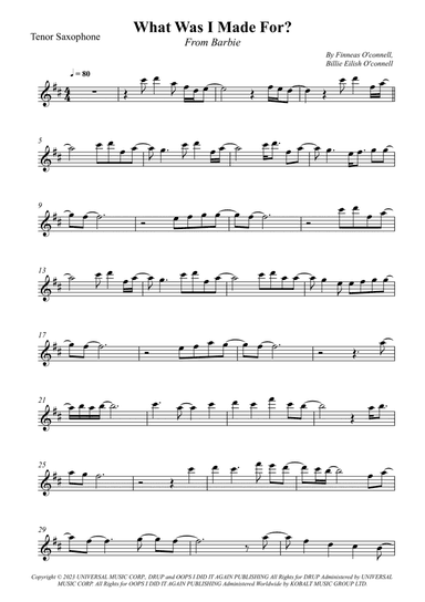 What Was I Made For?