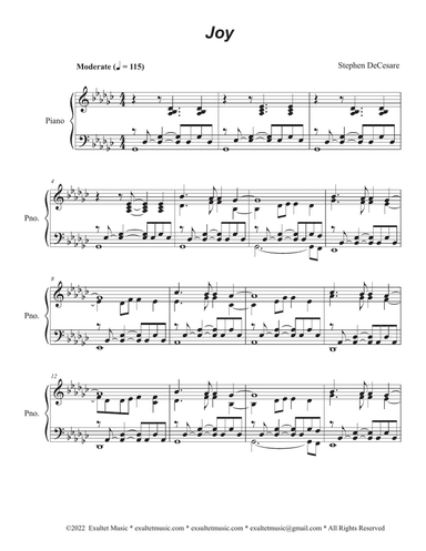 Joy (Piano solo)